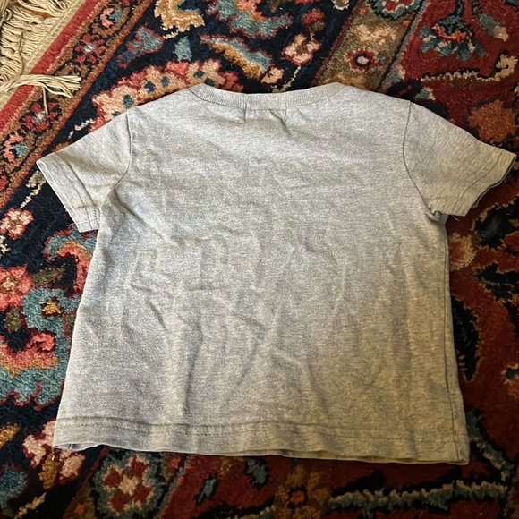 Polo By Ralph Lauren Boys Crewneck Short Sleeve T-shirt -  Size 9M - Gray - Picture 3 of 3